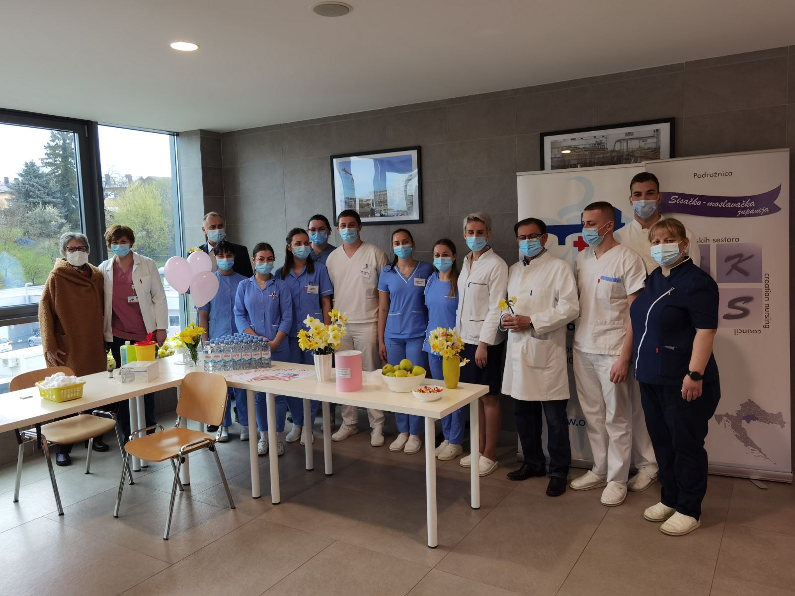 Zamjenik župana Mihael Jurić  u ponedjeljak, 27. ožujka 2023. podržao je  javnozdravstvenu akciju u prigodi obilježavanja Dana narcisa koja se održala u  Središnjem paviljonu Opće bolnice „Dr. Ivo Pedišić“ u Sisku.  