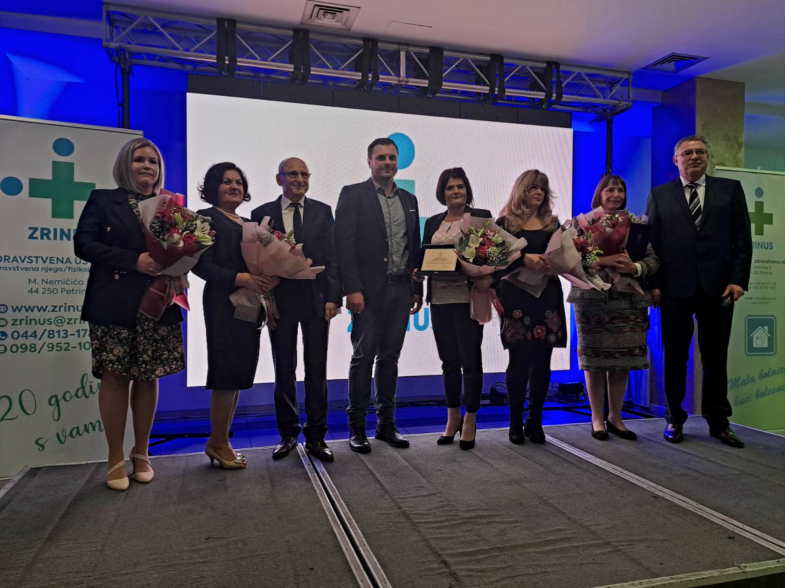 Prigodnom svečanosti, održanoj u Hotelu Panonija u Sisku pod pokroviteljstvom Sisačko-moslavačke županije i Hrvatske komore medicinskih sestara, zdravstvena ustanova Zrinus iz Petrinje obilježila je 20 godina rada. 