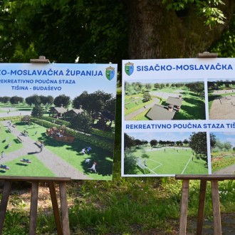 SISAČKO-MOSLAVAČKA ŽUPANIJA UREĐUJE REKREACIJSKO-POUČNU STAZU „TIŠINA“ BUDAŠEVO