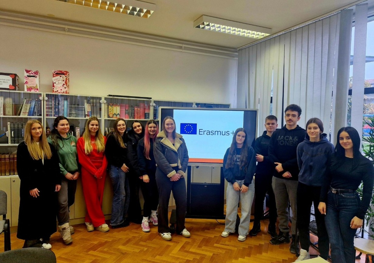SREDNJOŠKOLCI TINA UJEVIĆA SUDIONICI ERASMUS + MOBILNOSTI