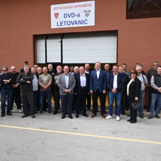 OBNOVLJENO VATROGASNO SPREMIŠTE DVD-a LETOVANIĆ