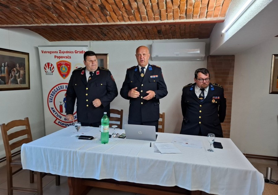 VATROGASTVO U POPOVAČI IMA SNAŽNU TRADICIJU I SIGURNU BUDUĆNOST